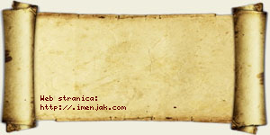 Milana Kezić vizit kartica